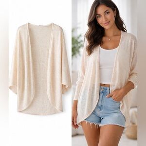 Moa Moa XL Lightweight Knit Top Soft Stretch Casual Everyday Layering Style
